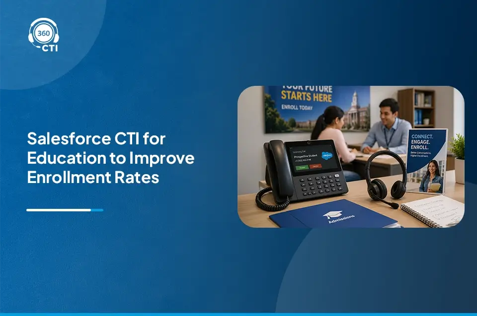 Salesforce CTI for Education to Improve Enrollment Rates